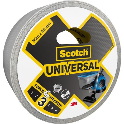 Cinta americana Scotch Gris 50 m x 48 mm (6 Unidades) (1/5)