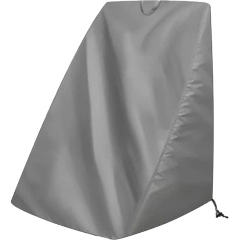 Schutzhülle für Gartenschlauchaufroller, tragbare, wasser- und staubdichte Schutzhülle für Gartenschlauchaufroller mit Kordelzug – 66 x 63 x 88 cm, silber (1/5)