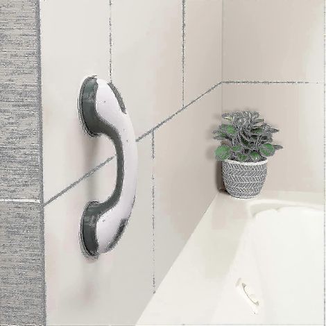 Barres de douche - 12 barres d'appui pour salle de bain, ventouses de sécurité à double verrouillage, barres de douche pour personnes âgées, produit d'assistance aux personnes handicapées (1/5)