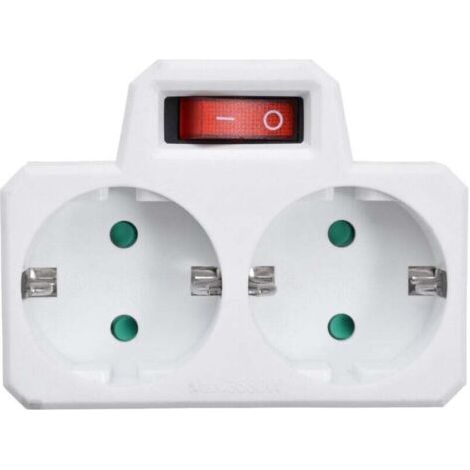 Prise double 440 V 16 A avec interrupteur - Adaptateur secteur standard UE avec interrupteur (1/4)