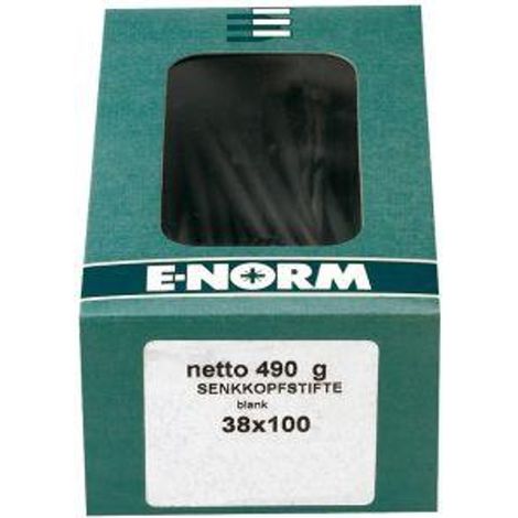 E-NORMpro Drahtstifte Senkkopf 1,8 x 35, Stahl blank, Paketinhalt E-NORM (1/2)