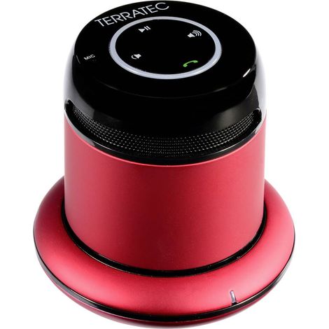 Terratec CONCERT mobile Altoparlante Bluetooth Rosso (1/3)