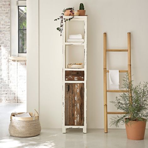 Colonne en bois de pin recyclé (1/5)