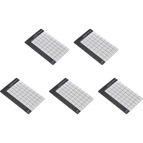 Lot de 5 tapis magnétiques de réparation réinscriptibles avec grille pour vis et écrous (1/5)