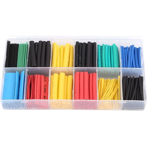 Gaine Thermorétractable - 280 Pièces Tube Isolation Câble - Protection Fils Électriques - Ensemble Complet (1/5)