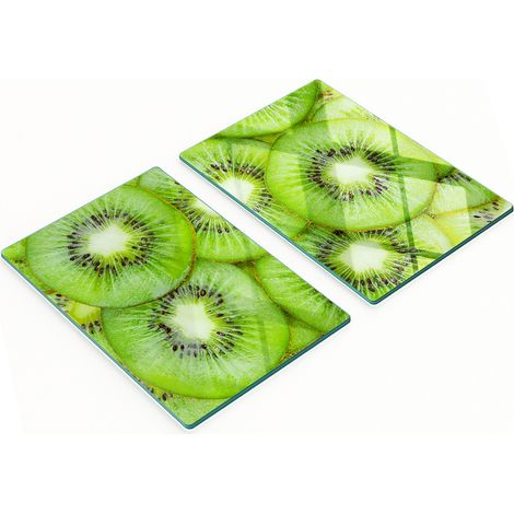 Tablas decorativas multifuncionales de cocina de vidrio templado Kiwi 2x40x52 cm (1/5)