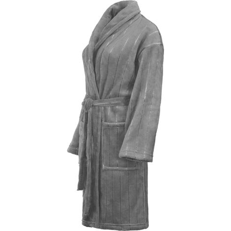 Peignoir Robe de Chambre avec Col Châle Peignoir de Sauna Unisexe Doux et Confortable - différentes tailles et couleurs (1/5)