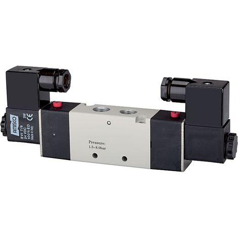 Riegler 5/2-Wegeventil elektropneu., »4V«, bista., G1/4, 24VDC, 1300l/min (1/3)