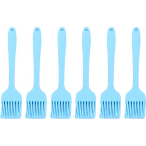 6 Brosses de Cuisson en Silicone pour Barbecue, Pâtisserie et Cuisine - Lot de 6 (1/5)