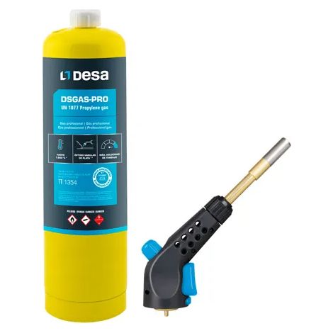 Chalumeau a gas M1 Turbo - Usa 1 pollice + bottiglia di collegamento Dsgas-pro