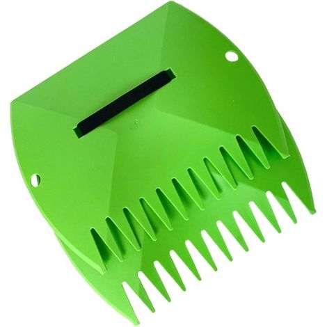 Laubspaten – Rechenklauen – Gartenreinigung – Verstellbarer Griff – 29 cm breit – Grün (1/5)