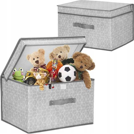 ORGANIZADOR CONTENEDOR CAJA CERRABLE BAÚL CON TAPA PARA PEQUEÑOS ARTÍCULOS GRANDE XXL