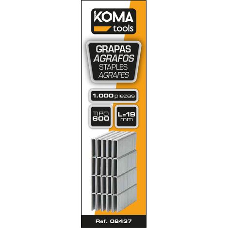 Graffette multiuso Tipo 600 19 mm 1000 pezzi