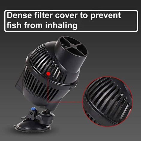 Pompe à vagues pour aquarium 3000L/H 6Watt JVP-101A Pompe de circulation pour aquarium de 60 à 90 cm (1/5)