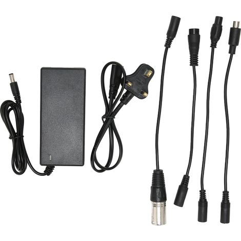 Chargeur 42V 2A DC5.5x2.5 rapide universel pour batterie lithium 36V, adaptateur secteur 100-240V avec prise UK (1/5)