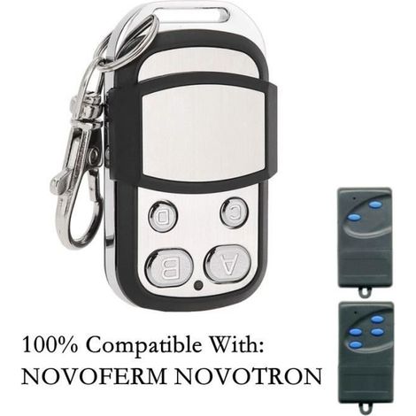 Télécommande Tormatic MHS43-2/4 – 433,92 MHz, rolling code – 4 canaux – Remplacement émetteur (1/4)