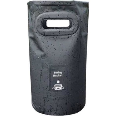Seau Pliable 20 L - Résistant Et Étanche - Pour Camping Pêche Jardinage Activités En Plein Air - 1 Pièce (1/4)