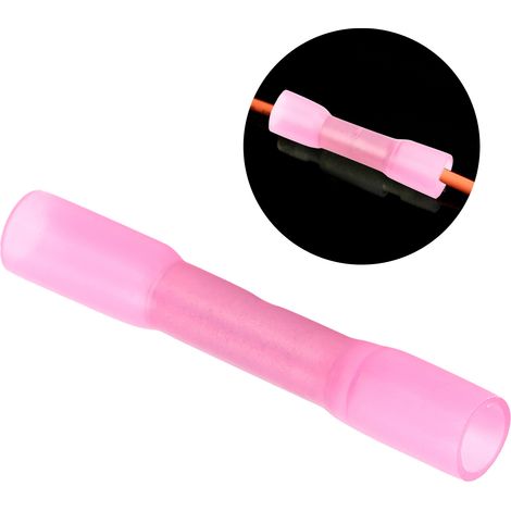 Kit de 50 connecteurs à sertir étanches pour câbles électriques avec gaines thermorétractables BHT1.25 (1/5)