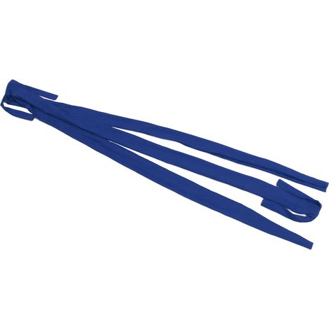 Sac à queue en polyester, garde la peau de la queue propre, facile à tresser, pour chevaux, sac à queue à 3 tubes, bleu (1/5)