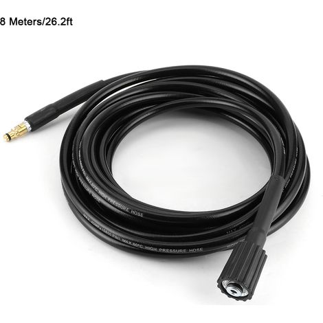 Flexibler Hochdruckschlauch für Kärcher K2, K3 und K4 – 40 MPa/5800 PSI, 8 m/26,2 Fuß (1/5)