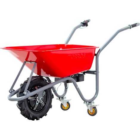 Torros – Brouette motorisée 80L 150kg – Moteur électrique 500W – Autonomie 1,5h – Terrain accidenté – SKU EK150F2