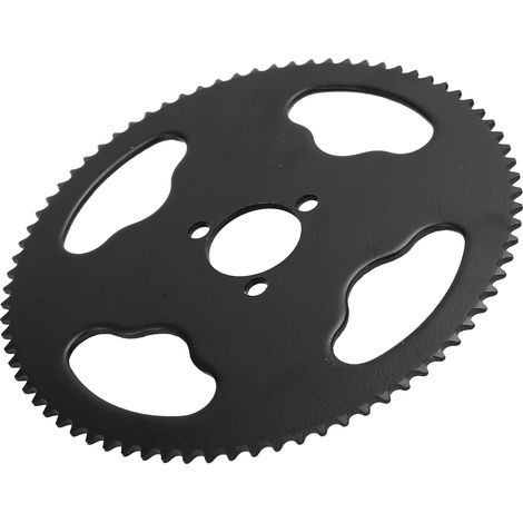 25H 78-Zahn-Kurbelgarnitur aus gehärtetem schwarzem Stahl, kompatibel mit 47/49cc Minibikes/Quads/Karts (1/5)