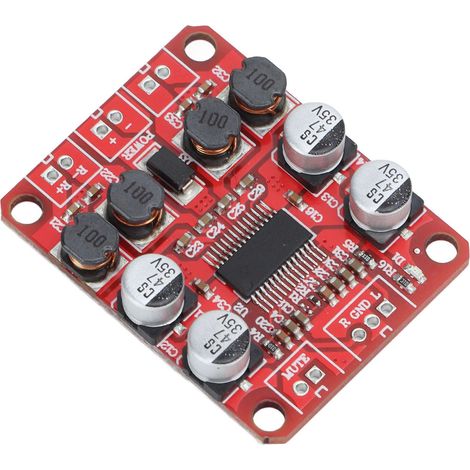 Carte ampli audio numérique TPA3110 2x15W stéréo 2.0 pour PC ordinateur 8-26VDC module électronique 30x39mm (1/5)