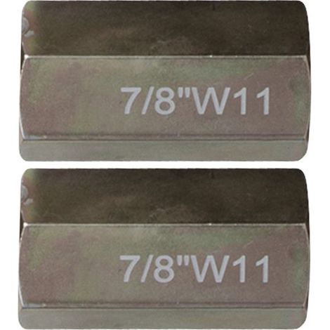 KS TOOLS 460.1781 Gewindeadapter-Satz 7/8“x11G, 2-tlg. (1/2)