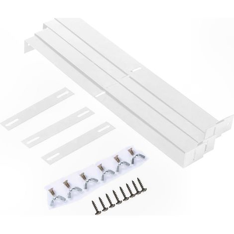 Support PC sous bureau réglable pour boîtier, support de fixation d'ordinateur central, compatible avec la plupart des châssis ou tours, montage robuste et ajustable. (1/2)