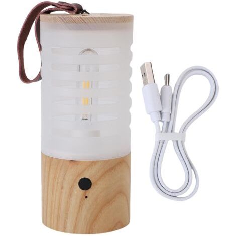RHG Lanterne de camping LED portable sans fil rechargeable avec lumière chaude 2700K, fonctionne sur piles, intensité lumineuse réglable en continu, idéale pour la randonnée, la maison et les voyages (1/5)