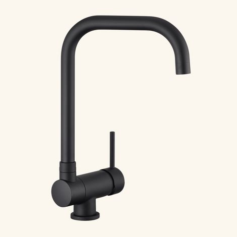 Robinet rabattable Luisina ULYSSE noir mat (1/4)