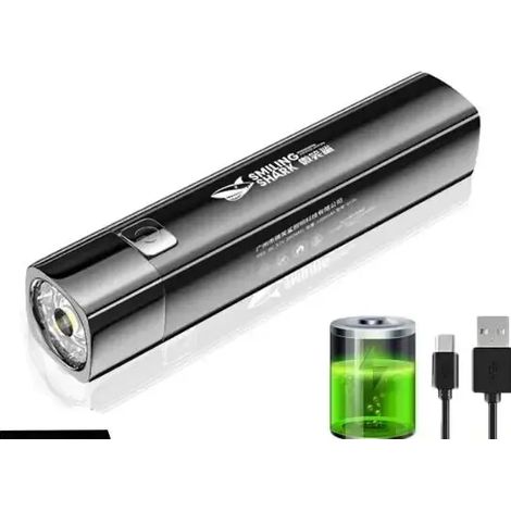 Mini lampe torche LED portable ultra-lumineuse - Usage domestique - Longue portée - Usage extérieur - Étanche - Haute puissance