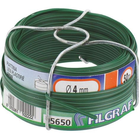 Hilo Plastificado Color Verde Ø4mm x 50m FILGRAF