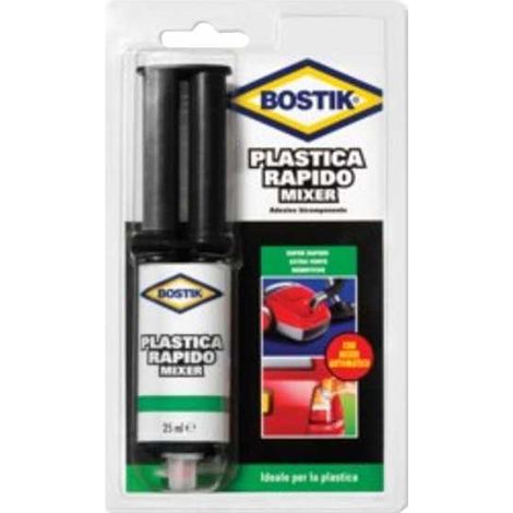 Adhesivo bicomponente de plástico rápido Mixer Bostik