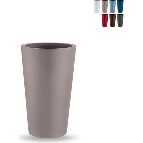 Runde hohe Genesis-Vase Turteltaube - 70 cm