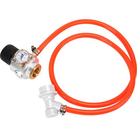 Mini régulateur de gaz CO2, chargeur de CO2 portable, manomètre, outil de brassage amateur avec verrouillage à bille (1/5)