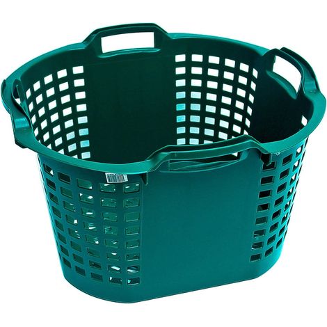 Universalkorb Kunststoffkorb Wäschekorb Kunststoff 50 ltr. grün Strandkorb Korb