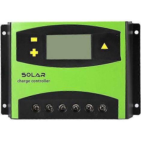 60A DC 12V/24V Solarladeregler mit LCD-Bildschirm und zwei 5V USB-Anschlüssen. (1/5)