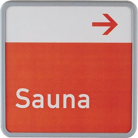Placas de puerta, de materia plástico gris, Set 10 unidades