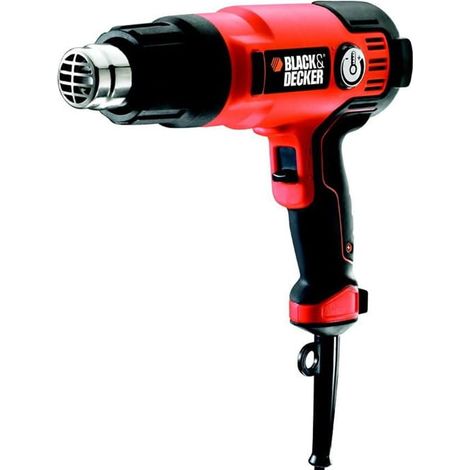 Black & Decker KX2200K-QS pistola de calor Pistola de aire caliente 720 l/min 645 °C 2000 W Negro, Naranja (1/5)