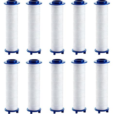 CCYKXA10 Pcs 9.5x2 cm Filtre Anti-Calcaire pour Pommeau de Douche, Cartouches de Filtration Remplaçables,Système de Filtration Douchette Universel (1/5)
