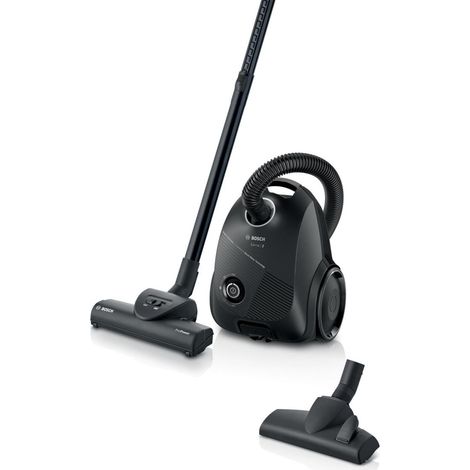 Bosch Serie 2, Aspirador con bolsa, Negro, BGLS2POW1