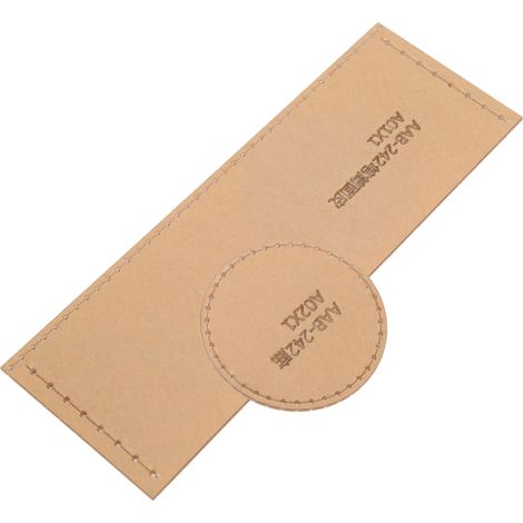 Gabarit en acrylique transparent (lot de 2) : outil de rangement facile et durable pour la fabrication artisanale de porte-stylos en cuir.