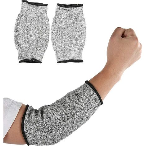 Pair of Abrasion Protection Sleeve Work Gloves, Improved Design for Various Industries (1/5)