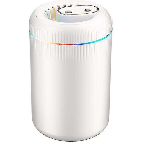 Tragbarer Luftbefeuchter mit 7-farbigem Nachtlicht, Doppeldüse, USB-Ladeanschluss, für Schlafzimmer und Schreibtisch (1/5)