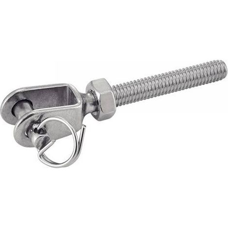 5 Embouts Filetés à Chape Soudée Pas à Droite Petit Modèle 5 mm - Inox A4 - D-Work (1/5)
