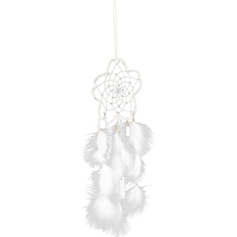 Attrape-rêves LED, décoration murale suspendue, décoration de mariage et de fête, plumes (1/5)