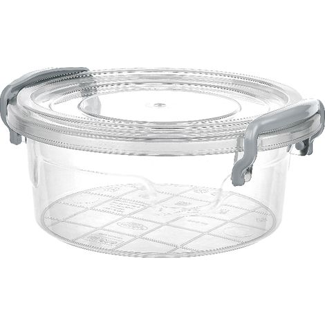 HOB021141 Pratico contenitore per alimenti, multi BOX 1.2L rotondo Portapranzo