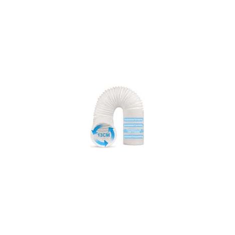Tourner à gauche Tuyau Climatiseur Mobile, D'air En Pvc Flexible Tube De Ventilation Universel Tuyau Kit Pour Climatiseur Mobile Diamètre 13CM×3M