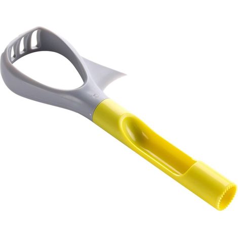 Premium quality 5 in 1 multi-function avocado slicer made of plastic for removing fruits and vegetables